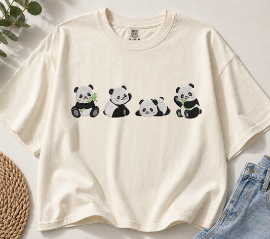 Cutesy Panda Graphic Tee 🐼
